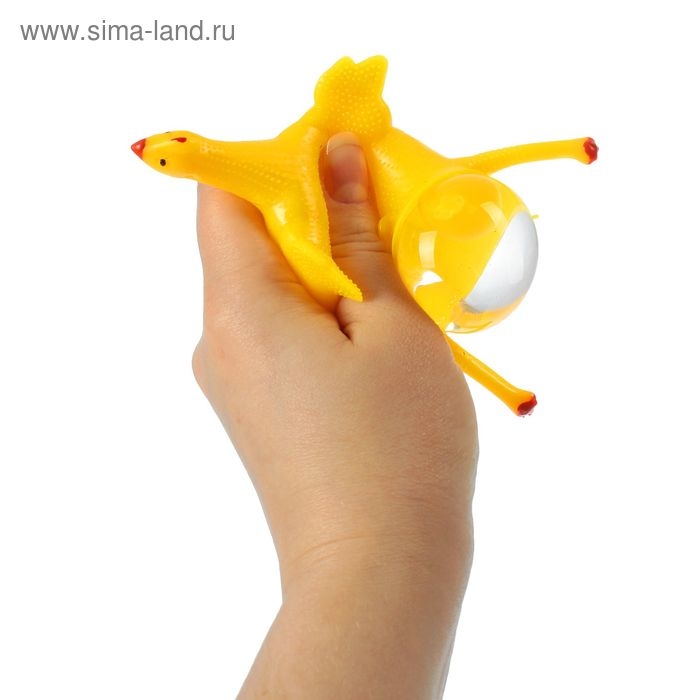 Мялка &laquo;Курица&raquo;, с водой, с яйцом, цвет жёлтый