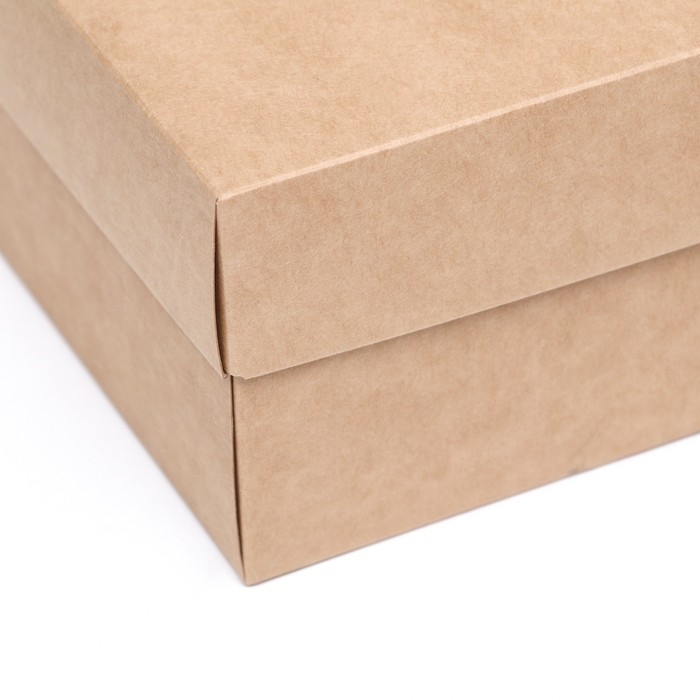 Коробка складная, крафт, 30 х 20 х 9 см