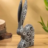 Сувенир "Заяц" дерево 10х3х24 см