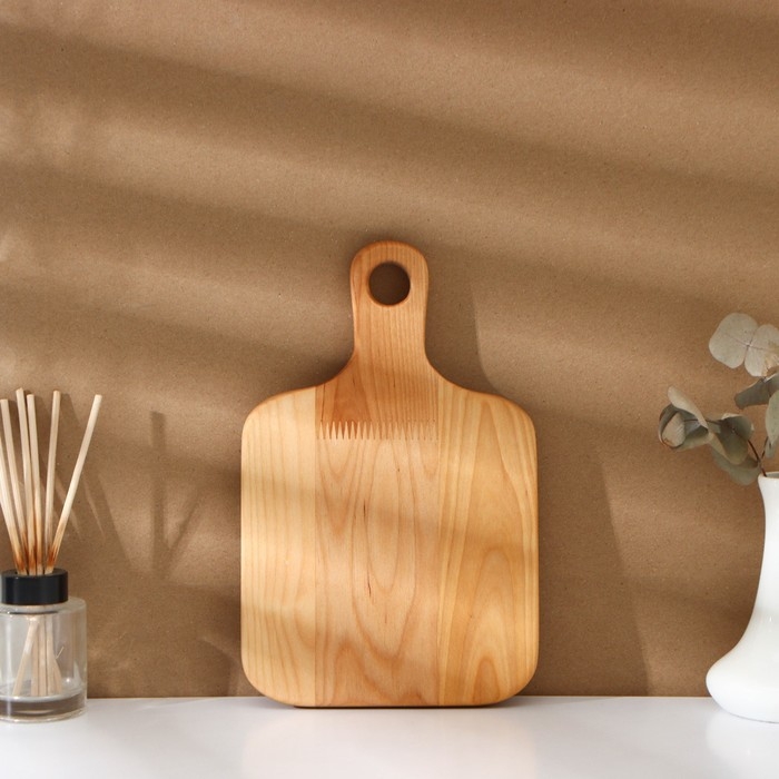 Набор разделочных досок на подставке 2 шт: 38&times;18, 28&times;18 см, пропитаны минеральным маслом, берёза