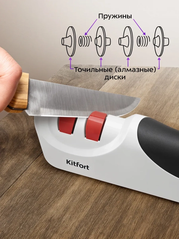 Ножеточка электроточилка для ножей КТ-6546 - 13 Вт