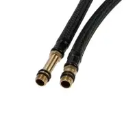 Подводка гибкая для смесителя ZEIN engr, нейлон, 1/2", М10, 80 см, набор 2 шт., черная