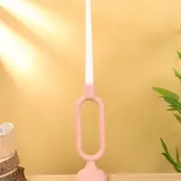 Подсвечник на 1 свечу "Пудровый" 8,5х,8,5х26 см