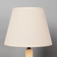 Лампа настольная BayerLux ЭКО "Одри" 1х40Вт Е27 черный/коричневый 25х25х43см