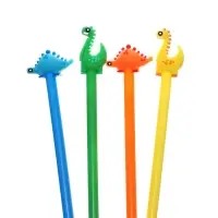 Ручка - прикол гелевая &laquo;Динозавр&raquo;, синий стержень, МИКС