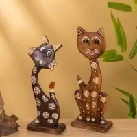 Сувенир на подставке &laquo;Киса&raquo;, 25-27 см, дерево, МИКС