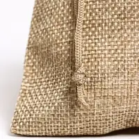 Мешочек подарочный из холщи, серый, 13&times;18 см