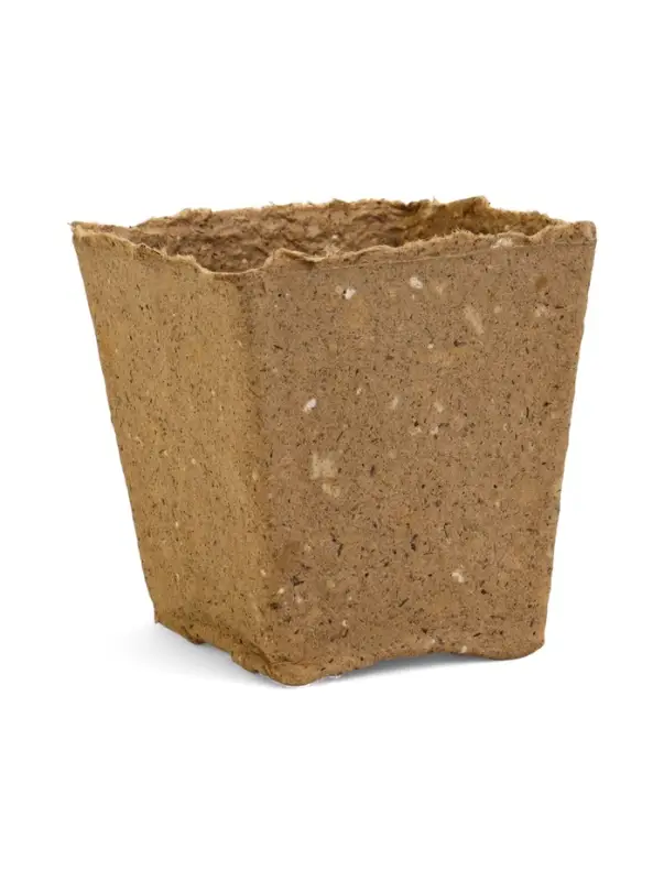 Торфяной горшок 700 мл,  h = 9,5 х 9,5 х 10 см, набор 20 шт