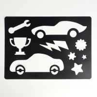 Планшет &laquo;Рисование песком&raquo;, 27 х 39 см, песок 1 кг, трафарет, набор для творчества