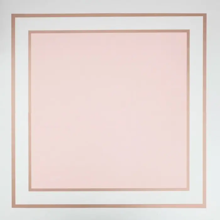 Пленка флористическая, светло - розовая, 58&times;58&plusmn;5% см, 50 мкм