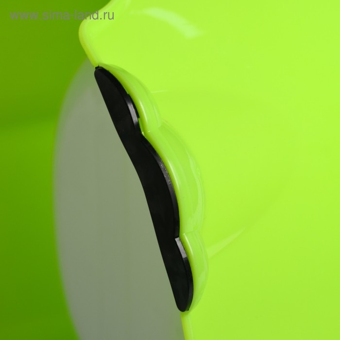 Горшок детский антискользящий &laquo;Комфорт&raquo; с крышкой, съёмная чаша, цвет салатовый