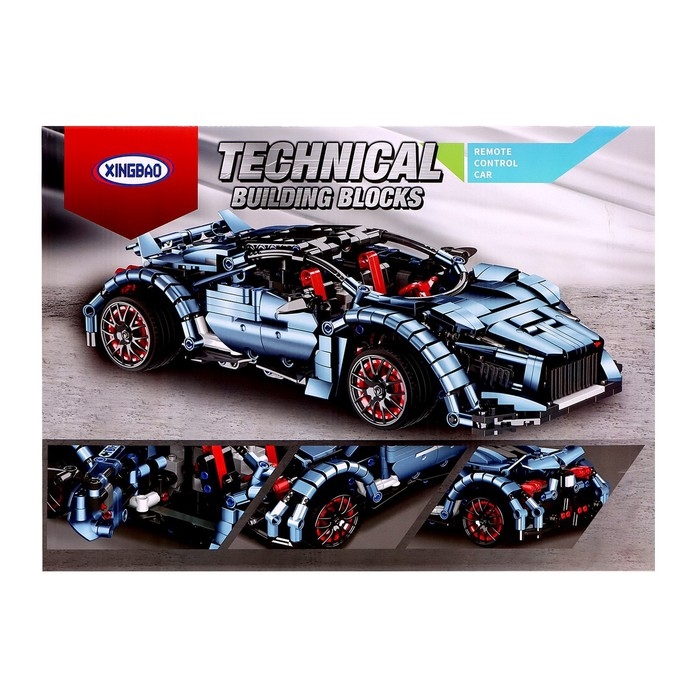 Конструктор радиоуправляемый &laquo;Спорткар&raquo;, 914 деталей