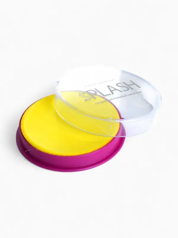 Аквагрим  в шайбе , регулярный, желтый, 32 гр.