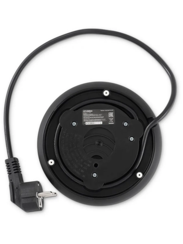 Чайник HYK-S3505 1,5л 2200Вт черный (металл)