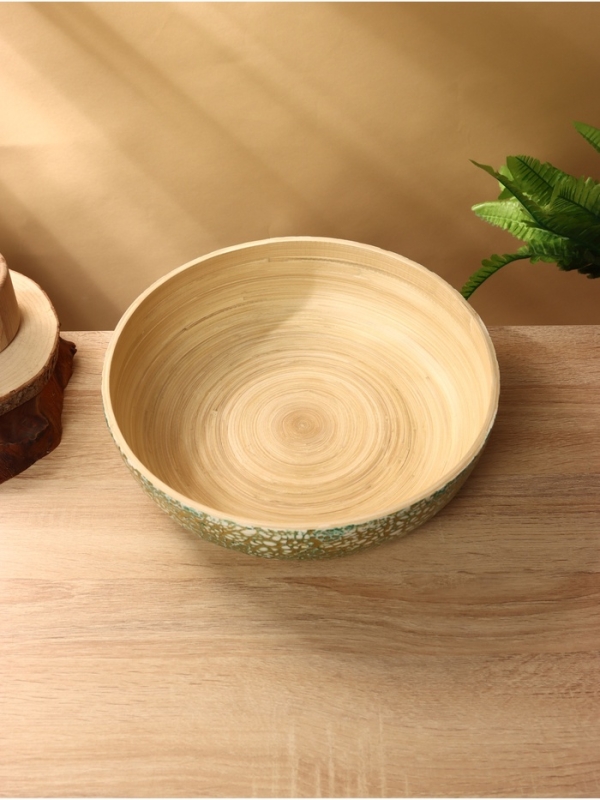 Салатник 30х30х8 см, бамбук