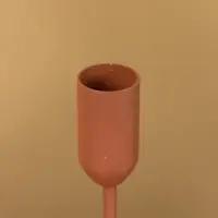 Подсвечник на 1 свечу текстурный "Терракота" 8х8х15,5 см