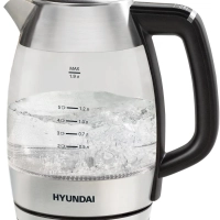 Чайник HYK-G9408 1,9л 2200Вт черный (стекло)