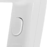 Фен LGE-006, 1600 Вт, настенный, 2 скорости, крепление, белый