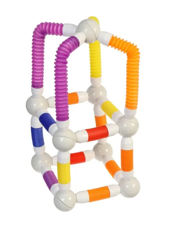 Конструктор магнитный "Развивающие трубы", 26 деталей