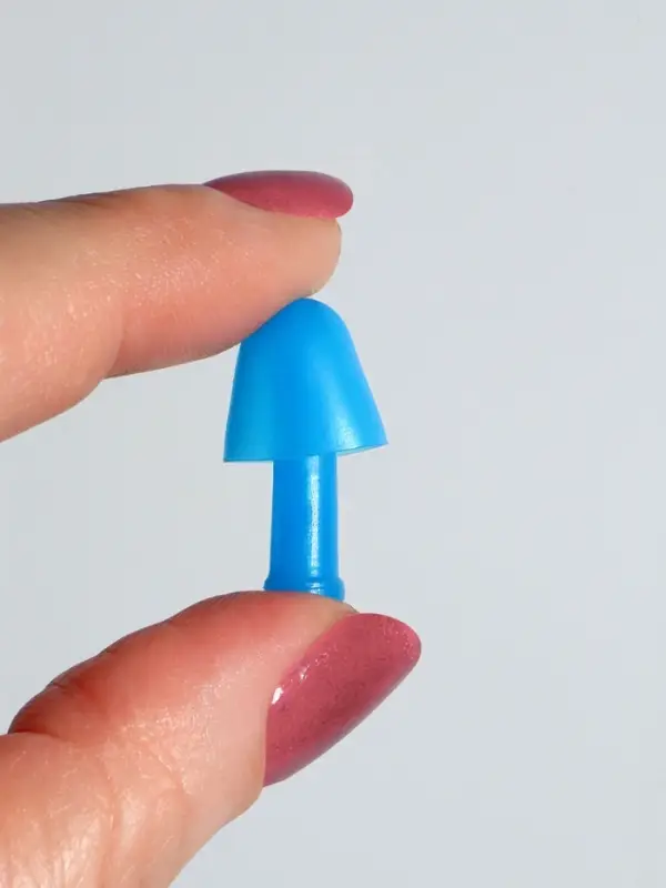 Беруши, 2.5&times;1 см, в футляре, фасовка 10 шт., силиконовые, МИКС