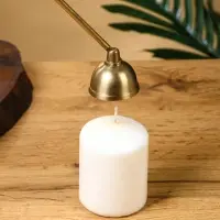 Гаситель для свечей &laquo;Пралине&raquo;, 26.5 +/- 1 см, латунь