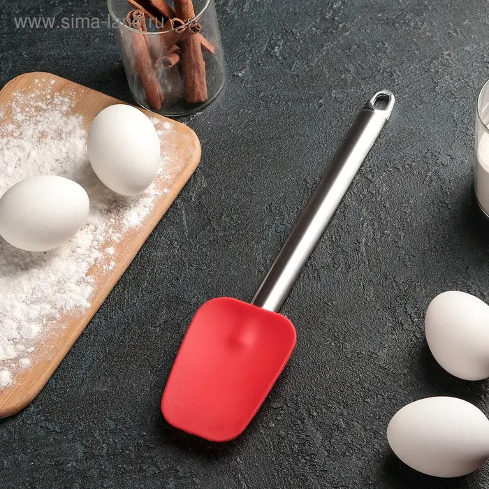 Лопатка кондитерская Доляна &laquo;Редмонд&raquo;, 27,5 см, цвет красный