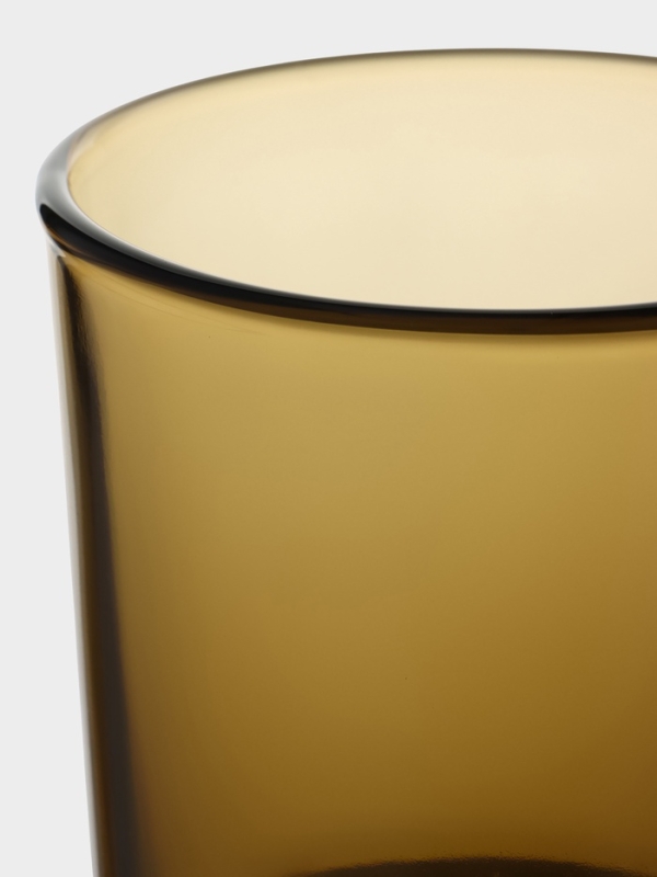 Кружка стеклянная Ogni Giorno, 250 мл, цвет коричневый