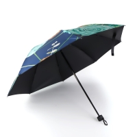 Зонт механический &laquo;Розы&raquo;, эпонж, 4 сложения, 8 спиц, R = 48/55 см, D = 110 см, цвет МИКС