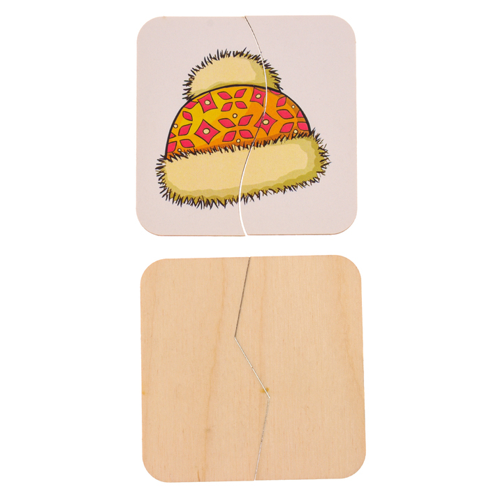 Картинки-половинки &laquo;Одежда&raquo;