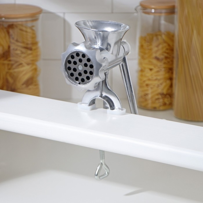 Мясорубка алюминиевая Доляна &laquo;Советская&raquo; 22,5&times;13,5 см