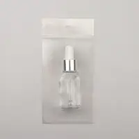 Бутылочка для хранения, с пипеткой, 15 мл, серебристая, белая