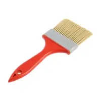 Кисть плоская ЛОМ промо, искусственная щетина, пластиковая рукоятка, 3", 75 мм