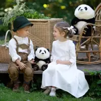 Мягкая игрушка "Панда с мягкими коготками", 35 см