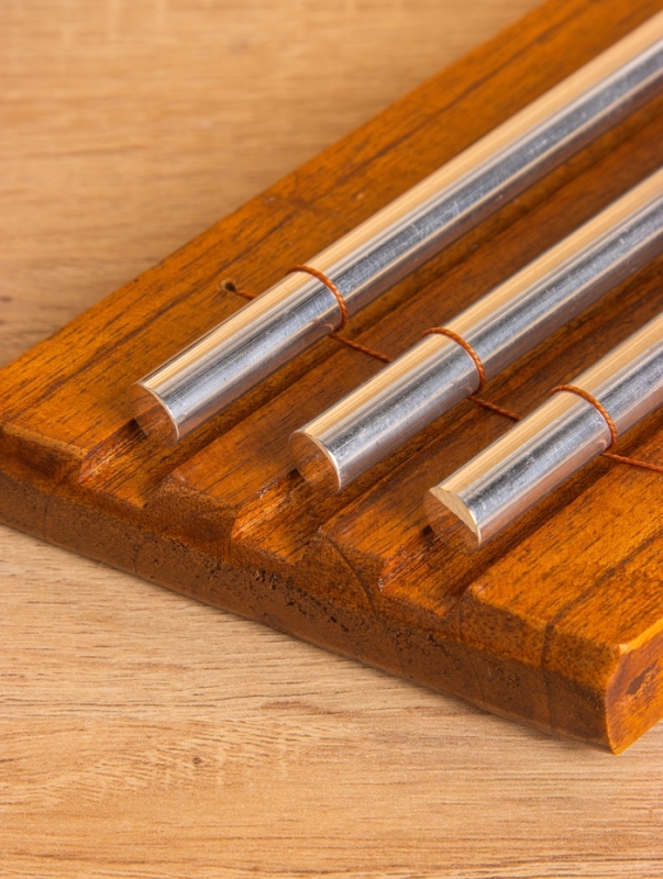 Сувенирный музыкальный инструмент "Ксилофон" махагон, алюминий, 18х9х3 см