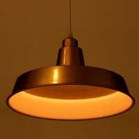 Светильник Ronald 1х40Вт Е27 пр-1м золотистый 36х36х15см