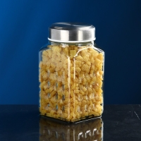 Банка для сыпучих продуктов &laquo;Шатранджи&raquo;, стеклянная, 1.6 л, Иран