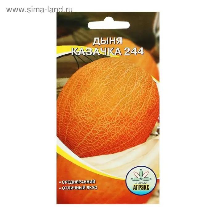 Семена Дыня "Казачка 244", 10 шт