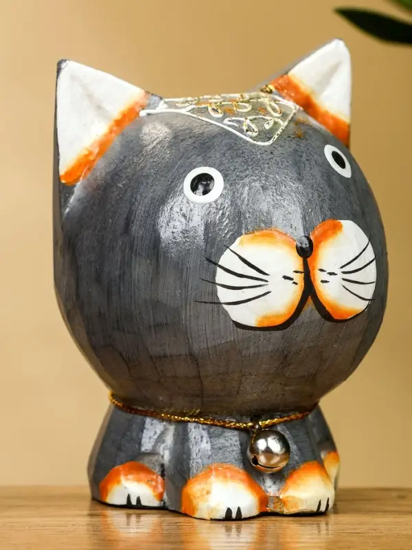 Сувенир &laquo;Котик&raquo;, 8&times;7&times;10 см, дерево, серый