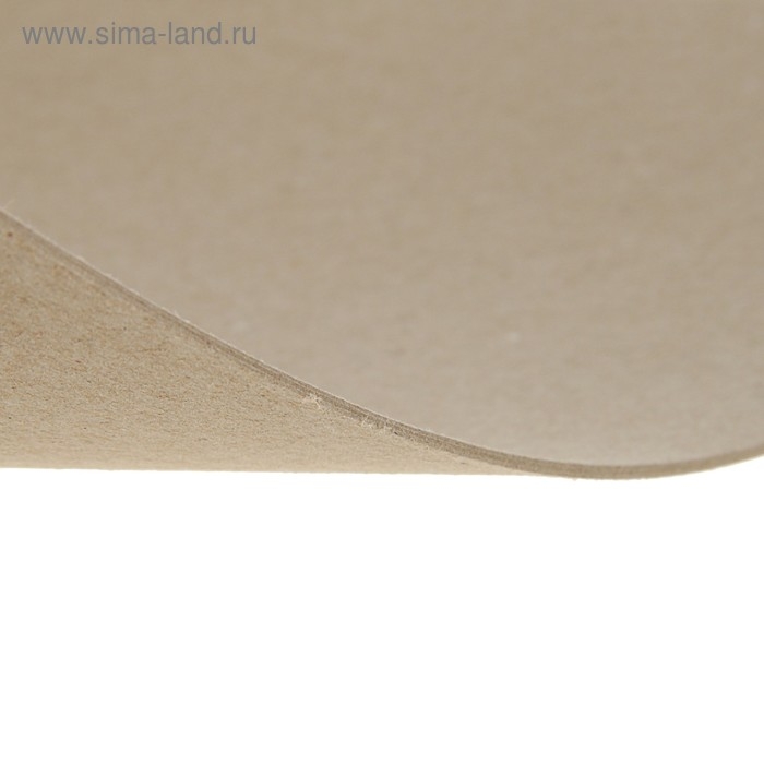 Картон переплётный (обложечный) 2.0 мм, 30 х 40 см, 1250 г/м2, серый