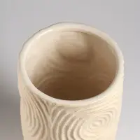 Ваза настольная керамика "Гуидо" 23х13 см, белый