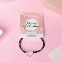 Резинка для волос &laquo;Дафна&raquo;, сердце, 4.5 см