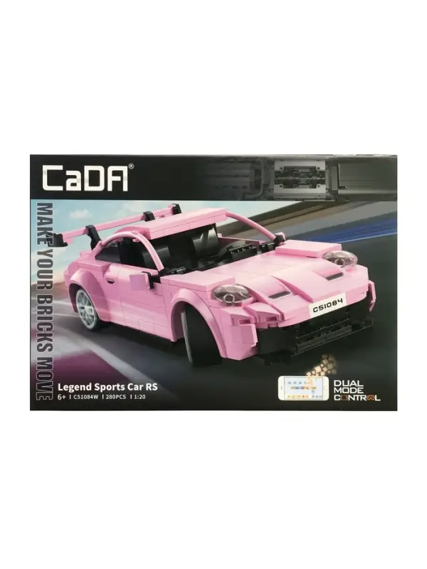 Конструктор радиоуправляемый "Спорткар", 280 деталей, 2 варианта управления