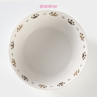 Салатник фарфоровый &laquo;Коты-аристократы&raquo;, 1 л, d=18 см, цвет белый