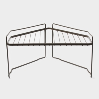 Полка универсальная угловая Доляна, 31&times;24,5&times;16 см, цвет коричневый