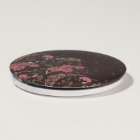 Зеркало складное &laquo;Цветы&raquo;, d = 7,5 см, цвет МИКС