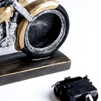 Часы настольные интерьерные, &laquo;Байк&raquo;, на батарейках, 28&times;7.4&times;17 см, d-7 см