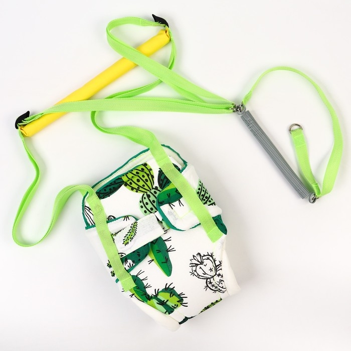 Прыгунки №1, 2в1 &laquo;Кактусы&raquo; (прыгунки, качели, тарзанка)