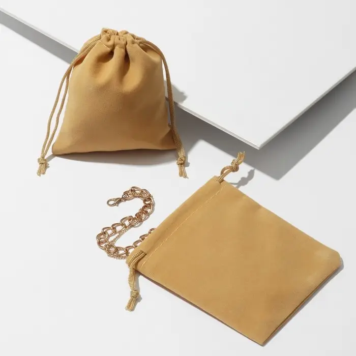 Мешочек бархатный &laquo;Праздничное ассорти&raquo;, 9&times;10, МИКС