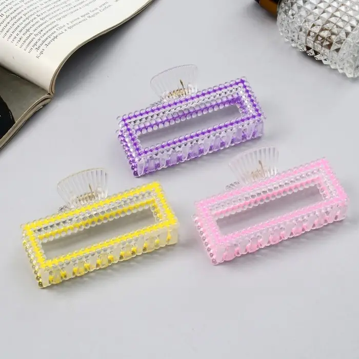 Крабик для волос &laquo;Хелен колор&raquo;, прямой, 9 см, МИКС