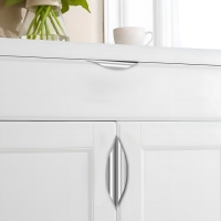 Ручка торцевая CAPPIO RP100CH, L=200 мм, цвет хром, 4 шт.